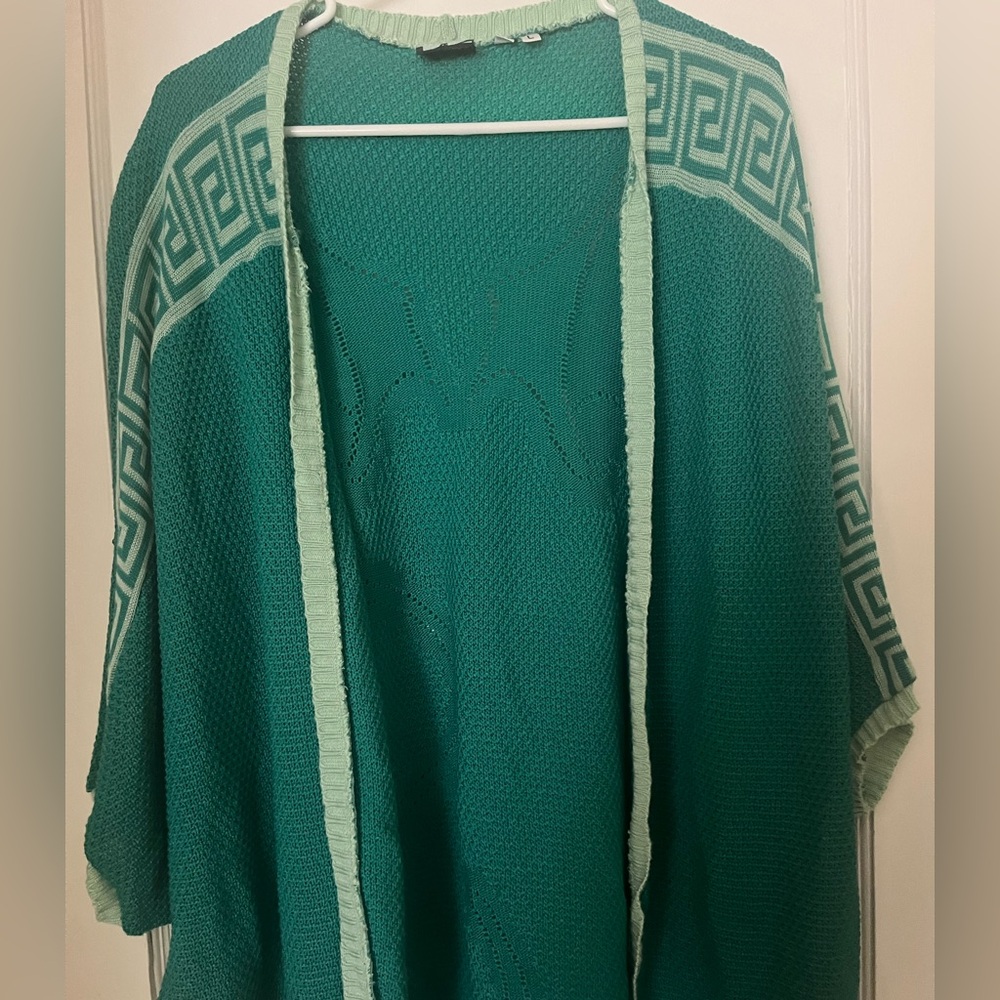 Elhoffer Design Teal Knit Sweater